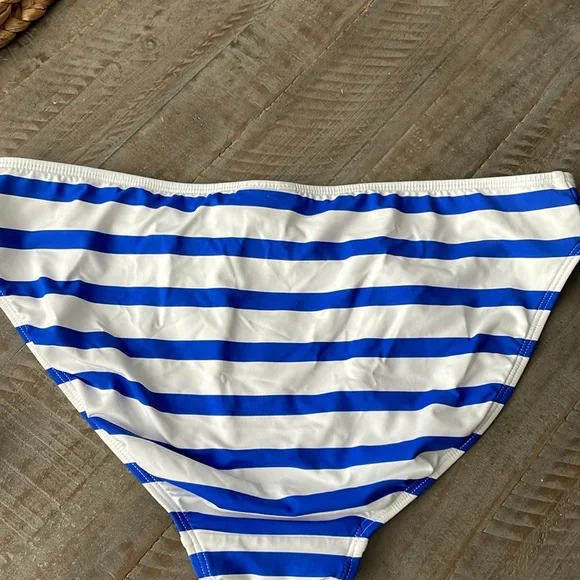 Ralph Lauren Royal Blue bathing suit bottoms striped - Picture 3 of 4